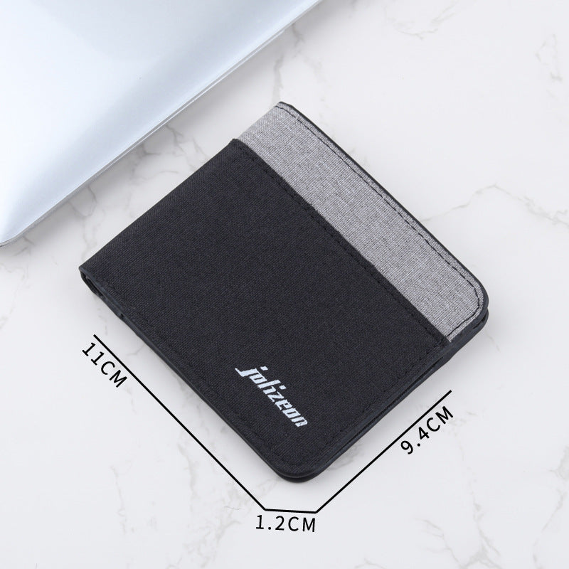 Personalized Trendy Niche Contrast Color Wallet Men's Wallet - iztia