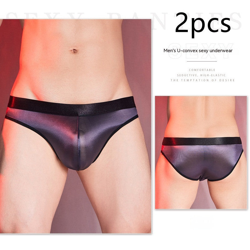 Comfortable and breathable underwear for men with a shiny, high-elastic design - iztia