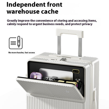 Front Half-opening Multifunctional Luggage - iztia