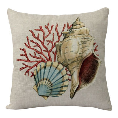 Cushion Covers Sea Turtle Printed Throw Pillow Cases For Home Decor Sofa Chair Seat - iztia