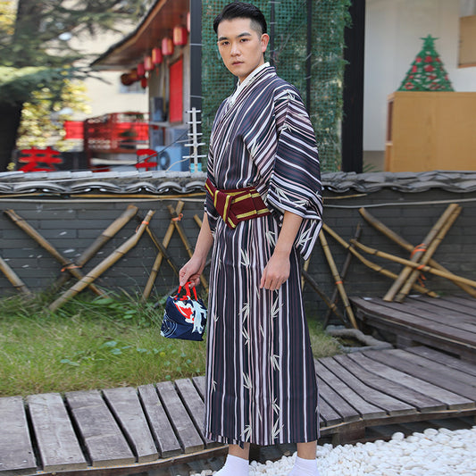 Japanese Kimono Mens Traditional Formal Wear - iztia