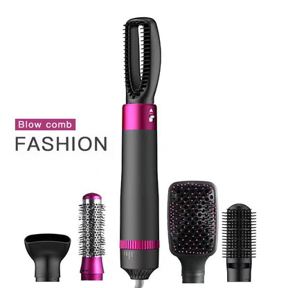 Professional 5 In 1 Hair Dryer Brush Dryer And Straightening Brush Electric Hair Styling Tool Automatic Hair Curler Beauty Supplies Gadgets - iztia