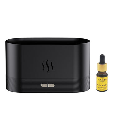 Drop Shipping Factory Direct Sale Fire Flame Humidifier Aroma Diffuser 2022 Air Essential Oil Ultrasonic Humidifier - iztia