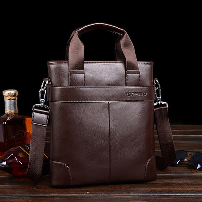 Men's Portable Crossbody Shoulder Briefcase - iztia