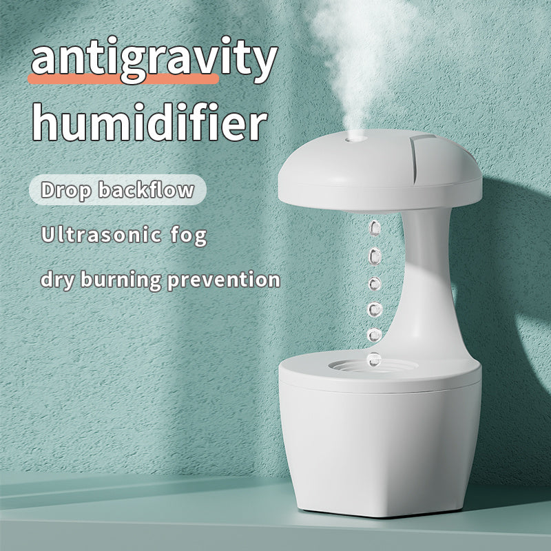 Anti-gravity Humidifier Water Droplet Backflow Aromatherapy Machine Large Capacity Office Bedroom Silent Large Fog Volume Spray - iztia