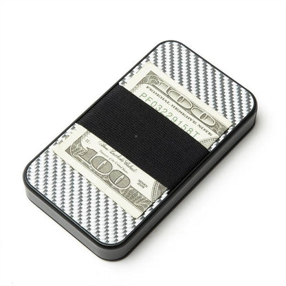 Portable Business Carbon Fiber Card Box - iztia