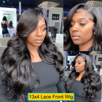 360 Full Lace Frontal Body Wave Human Hair Wigs - iztia