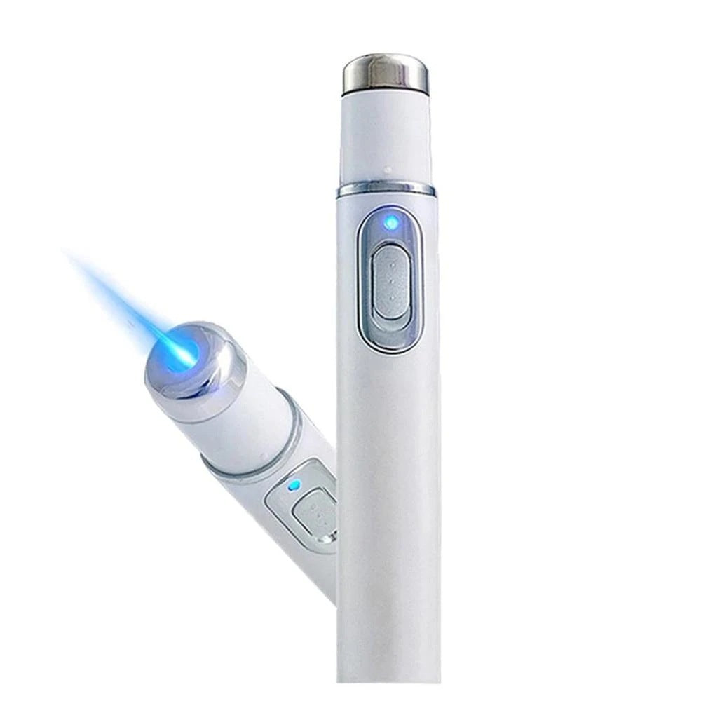 Blue Light Therapy Acne Laser Pen Soft Scar Wrinkle Removal Treatment Device Skin Care Beauty Equipment - iztia