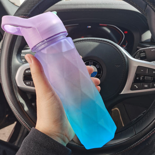 Spray Water Bottle For Girls Outdoor Sport Fitness Water Cup Large Capacity Spray Bottle Drinkware Travel Bottles Kitchen Gadgets - iztia