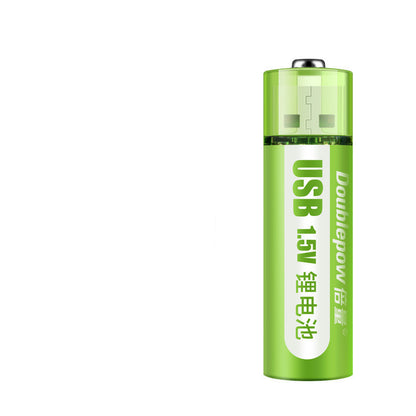 USB Rechargeable Battery No. 5, No. 7 Lithium Battery, Large Capacity 1.5v Constant Voltage AA - iztia