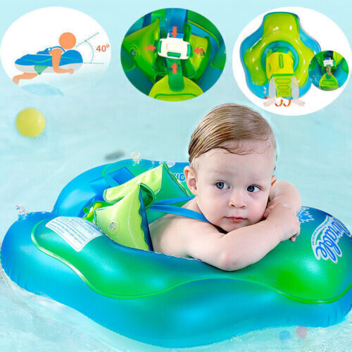 Baby Inflatable Float Swimming Trainer Seat-Helps Learn To Kick Swim 3-72 Months - iztia