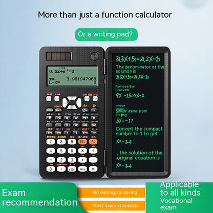 2 In 1 Foldable Scientific Calculators Handwriting Tablet Learning Function Calculator  Foldable Desk Scientific Calculators - iztia