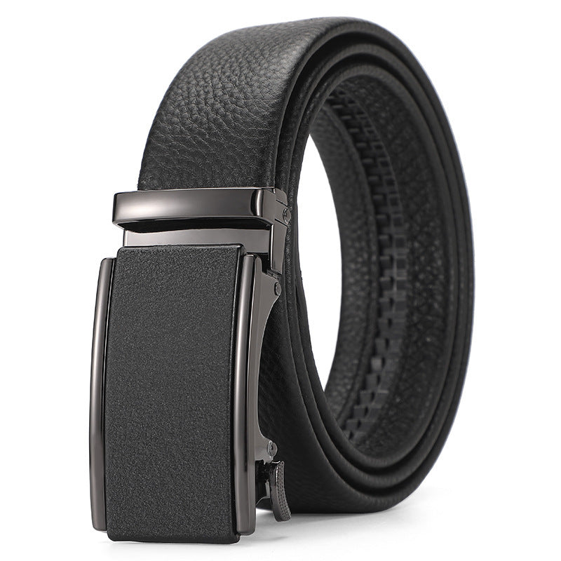 Genuine Leather Automatic Pure Leather Belt Boys - iztia