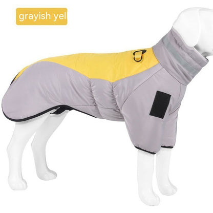 New Winter Dog Coat Waterproof Pet Clothes For Medum Large Dogs Warm Thicken Dog Vest Custome Labrador Jacket - iztia