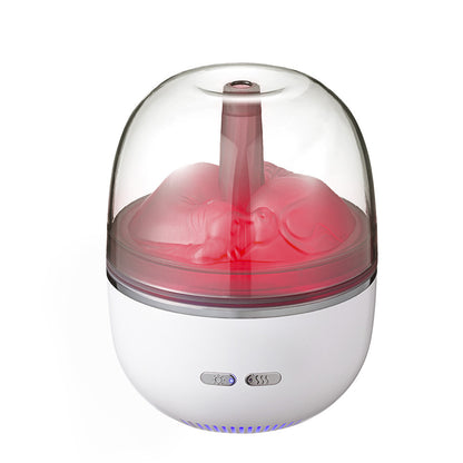 Air Humidifier Essential Oil Ultrasonic Aromatherapy Atomizer Colorful Light Heavy Fog Volume Office Home Accessories - iztia