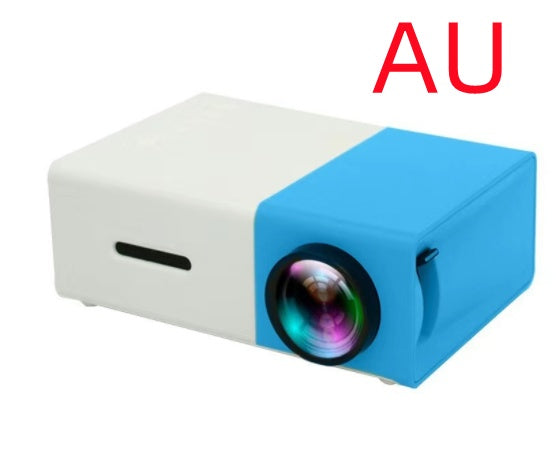 Portable Projector 3D Hd Led Home Theater Cinema HDMI-compatible Usb Audio Projector Yg300 Mini Projector - iztia