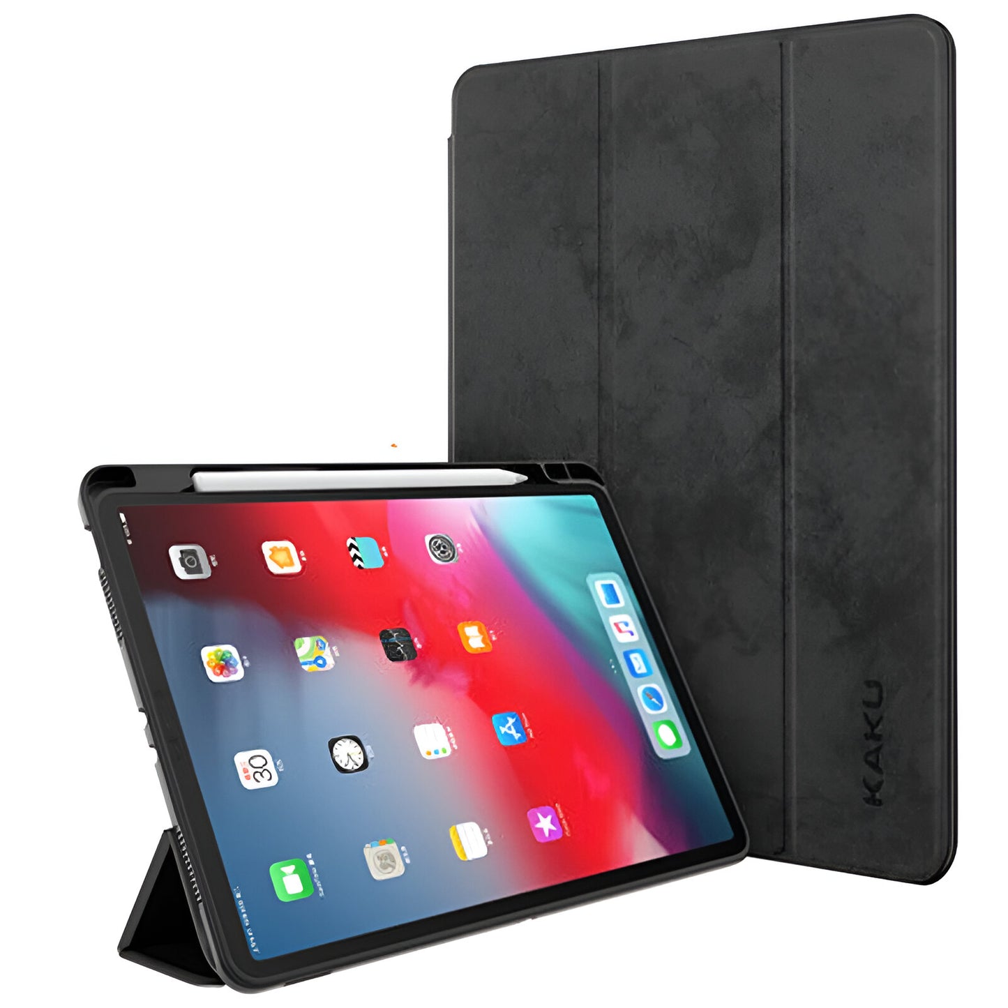 KAKU Premium Leather Tablet Case with Pen Slot