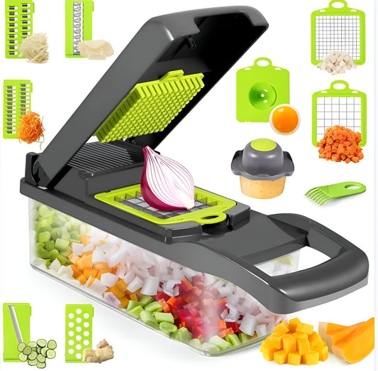 Iztia® Pro-Series 12 in 1 Manual Mandoline Slicer for Kitchen